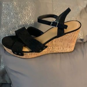 Franco Sarto cork wedges 9.5